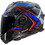 LS2 FF901 Advant X Carbon Future II Black Red Blue Κράνος Μηχανής Flip-Up 1600gr
