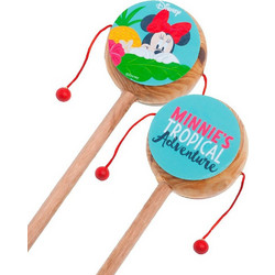 Parisis Μπομπονιέρα Βάπτισης Τυμπανάκι Minnie Mouse Tropical από Ξύλο