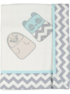 Baby Star Tiny Friends Πάνα Αγκαλιάς Πικέ Βεραμάν 85x85cm