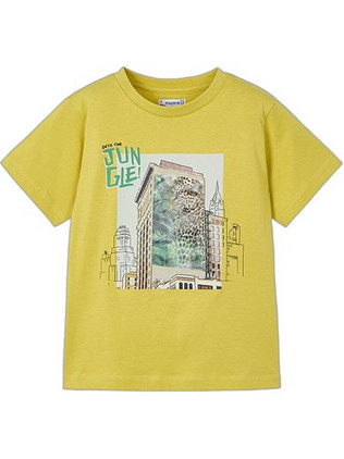 Mayoral Παιδικό T-Shirt Κοντομάνικο Κίτρινο 25-03043-079