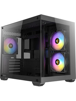 Antec CX600M Black Gaming Mini Tower Κουτί Υπολογιστή με Πλαϊνό Παράθυρο