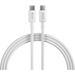 Devia EC042 USB-C to USB-C 60W 2m White 6938595379734