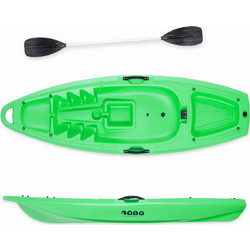 SCK Hoppy Πλαστικό Kayak 1 Ατόμου Πράσινο 0201-19520