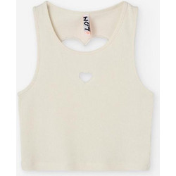 Losan Παιδικό T-Shirt Αμάνικο Εκρού LJGAP010325010