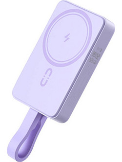 Romoss WMS10 Wireless Magsafe Power Bank 10000mAh 30W με Θύρα USB-C Purple