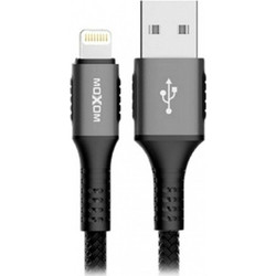 Moxom MX-CB42 Braided USB-A to Lightning Cable 2m Black