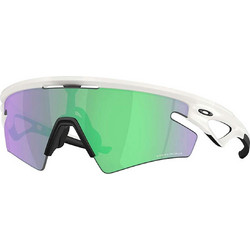 Oakley OO9499-04 Ανδρικά Γυαλιά Ηλίου Μάσκα Κοκάλινα Λευκά με Πράσινο Καθρέπτη Φακό
