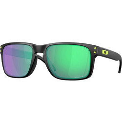 Oakley OO9102 AI Ανδρικά Γυαλιά Ηλίου Τετράγωνα Κοκάλινα Μαύρα με Πράσινο Καθρέπτη Φακό