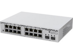 MikroTik CSS318-16G-2S+IN Managed L2 Switch με 16 Θύρες Ethernet 1000Mbps και 2 SFP θύρες
