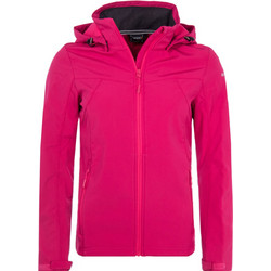 Icepeak Γυναικείο Μπουφάν Softshell Μακρύ Αδιάβροχο Φούξια 54974682I-670