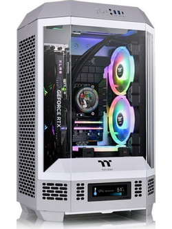 Thermaltake The Tower 300 Limestone Micro Tower Κουτί Υπολογιστή με Πλαϊνό Παράθυρο