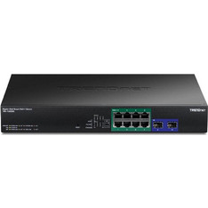 Trendnet TPE-1020SB Unmanaged L2 Switch με 8 Θύρες Ethernet 1000Mbps και 2 SFP θύρες