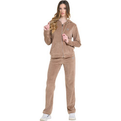 Target Γυναικείο Σετ Φόρμας Βελουτέ Μπεζ W25-64233-51