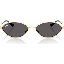 Ray-Ban RB3757 921387 Γυναικεία Γυαλιά Ηλίου Οβάλ Μεταλλικά Χρυσά με Μαύρο Φακό