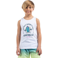 District75 Παιδικό T-Shirt Αμάνικο Λευκό 125KBTA-385-091