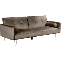 PoliHome Lawson Τριθέσιος Καναπές Κρεβάτι Χακί 198x90x79cm 162783489