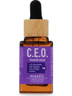 Mastic Origins C.E.O Αντιγηραντικό Ενυδατικό Serum Προσώπου για Σύσφιξη με Κολλαγόνο & Πεπτίδια 30ml