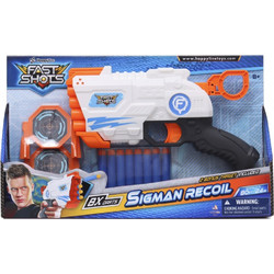 Just Toys Fast Shots Sigman Recoil Σετ Παιδικό Πιστόλι με Βελάκια 590072
