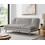Liberta Cozy Τριθέσιος Καναπές Κρεβάτι Γκρι 191x103x84cm 70-0358