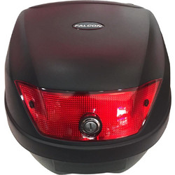 Falcon E32 Black / Red Μπαγκαζιέρα Μηχανής 30lt