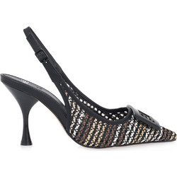 Exe Γόβες Slingback με Λεπτό Ψηλό Τακούνι Μαύρες U470071656K7