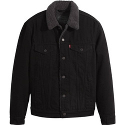 Levi's Ανδρικό Μπουφάν Χειμωνιάτικο Τζιν Μαύρο 38487-0016