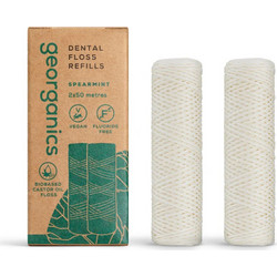 Georganics Spearmint Οδοντικό Νήμα με Γεύση Refill 2x50m