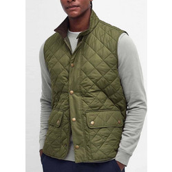 Barbour Αμάνικο Ανδρικό Μπουφάν Καπιτονέ Χακί MGI0245