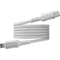 Havit CB6298 Braided USB-C to Lightning Cable 1m White 6939119077570