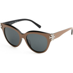 Tory Burch TB193987 5318 Γυναικεία Γυαλιά Ηλίου Πεταλούδα Κοκάλινα Καφέ με Μαύρο Φακό