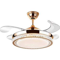 DS-6609 431613GO Ανεμιστήρας Οροφής 106cm με Φως & Τηλεχειριστήριο Χρυσός