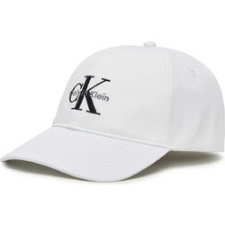 Calvin Klein Καπέλο Jockey Υφασμάτινο Λευκό LV04G5004G-YAF