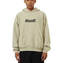 Huf Applique Ανδρικό Φούτερ Fleece με Κουκούλα Εκρού HUECR0013
