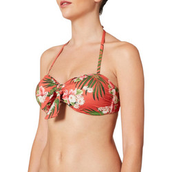 Banana Moon Bikini Top Strapless Floral Κόκκινο Πράσινο TONTO-SIENNA-HUN92