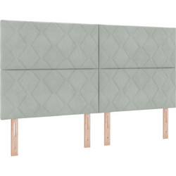 vidaXL Κεφαλάρι Κρεβατιού Βελούδινο 180x7x40cm 3337945