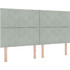 vidaXL Κεφαλάρι Κρεβατιού Βελούδινο 180x7x40cm 3337945