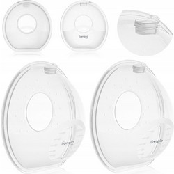 Lionelo Milky Simple Κοχύλια Θηλασμού για Συλλογή Γάλακτος 60ml 2τμχ