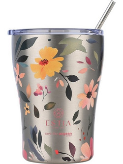 Estia Coffee Mug Save The Aegean Silver Botanic 350ml