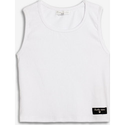 Funky Παιδικό Crop Top Αμάνικο Μαύρο Λευκό 125-505136-1