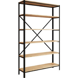 PoliHome Renev II Βιβλιοθήκη 110x30x180.2cm 162842709