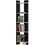 Hanah Home Als Βιβλιοθήκη 45x22x170cm 875ZNA3604
