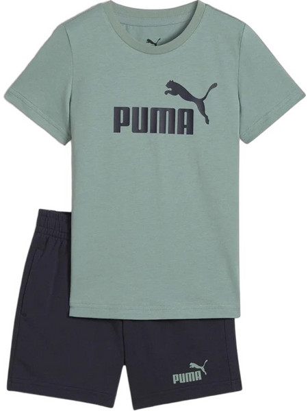 Puma Παιδικό Σετ για Αγόρι Καλοκαιρινό Πράσινο Mint Navy Μπλε 685240-30