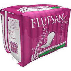 Flufsan Lady Super Σερβιετάκια για Ελαφριά Ροή 10τμχ