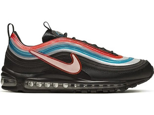 Nike Air Max 97 Ανδρικά Sneakers Πολύχρωμα Μαύρα CI1503-001