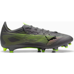 Puma Ultra 5 Match FG/AG 108166-03 Ποδοσφαιρικά Παπούτσια με Τάπες Μαύρα Πράσινα