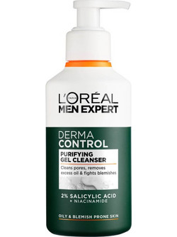 L'Oreal Paris Men Expert Derma Control Purifying Ενυδατικό Gel Καθαρισμού Προσώπου 260ml