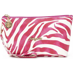 Fragola Zebra PC014 Γυναικείο Νεσεσέρ με Θήκες 21x4x12cm Φούξια