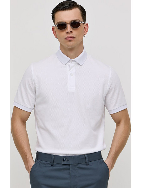 Sogo Ανδρική Μπλούζα Polo Κοντομάνικη Λευκή 25037-887-733