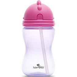 Lorelli Κύπελλο με Καλαμάκι Pink/Purple 330ml