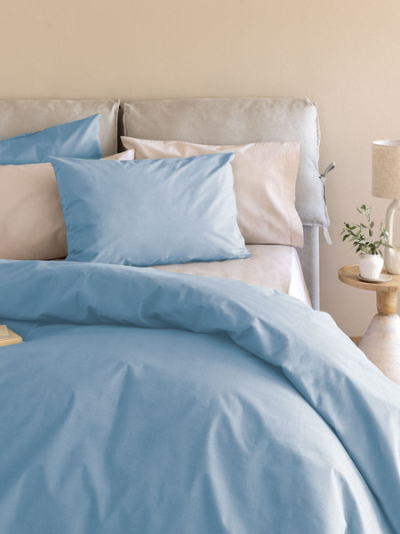 Palamaiki Σεντόνι King Size Βαμβακερό με Λάστιχο 180x200+32 Etoile 2 Blue